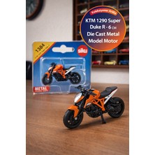 Toyfest Siku Ktm 1290 Super Duke R Metal Model Motosiklet Turuncu Koleksiyon Oyuncak 1384 6 cm