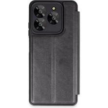 Mey İthalat Mey Ithalat®  General Mobile Era 50 Kılıf Flip Cover - Siyah