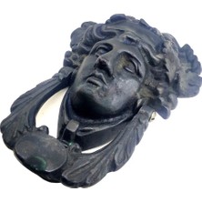 Skygo Antika Tarz Dekoratif Pirinç Sezar Kapı Tokmağı, Taktak - Oksit