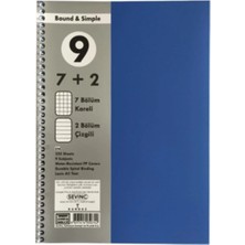 225 Yaprak Pp Kapak Ayraçlı Defter Sevinç