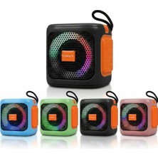 Yumax Kablosuz Bluetooth Hoparlör Rgb Işıklı Mini Speaker Pc Hoparlör Taşınabilir