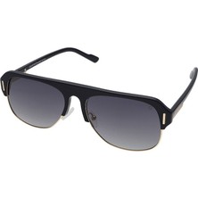 Quantum Kadın Güneş Gözlüğü | 58 mm Asetat Çerçeve, Füme Polarize Cam