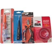 HON 4'lü Tamir Seti Dijital Kontrol Kalemi,çift Taraflı Kontrol Kalemi,mini Yan Keski,çift Taraflı Silikon Bant