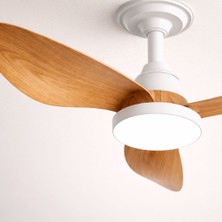 Mars Concept LED Tavan Vantilatörü | Sessiz Motor, 3 Hız Ayarı, Dimmer’li Aydınlatma, Uzaktan Kumandalı