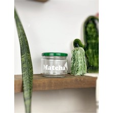 Atölye Merdiven Cam Matcha Kavanozu Dekoratif Baharat Erzak Kavanozu Kutusu Maça Çayı Için Çırpıcı Desenli 300ML