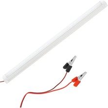 Powermaster PM-11060 60CM 12V 10W T8 Ince 42 Smd LED 6500K Beyaz Lamba Akü Maşalı Anahtarlı