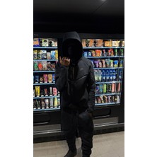 Veloria Nıke Tech Fleece Double Face Siyah Unisex Eşofman Takımı