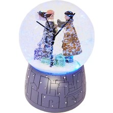 Skygo Büyük Boy Kış Masalı Temalı Pilli Kar Küresi