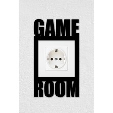 To Design Lab Game Room - Gamer Oyuncu Temalı Dekoratif Priz Anahtar Çerçevesi