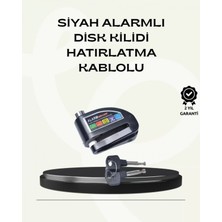 Marsilyan- Çift Modlu 110DB Alarmlı Disk Kilidi Suya Dayanıklı