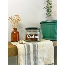 Atölye Merdiven Calm Dekoratif Cam Kavanoz Seti 300 ml