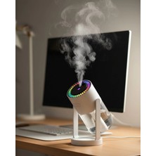 Marsilyan Yıldızlı Projektör Hava Nemlendirici Ultrasonik Buhar ve Rgb Işık