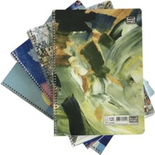 A4 120 Yaprak Kk Kapak Spiralli Okul Defteri 1 Çizgili 1 Kareli  Sevinç