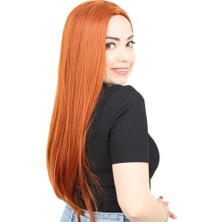 Kaia Life Fiber Sen Uzun Düz Peruk / Bakır