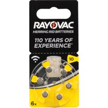 Epilons Rayovac 10 No Kulaklık Pili 6lı Paket Fiyatı 4549