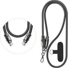 Ven-Dens VD-DCS02 Premium Usb-C Örgülü Şarj Kablosu 60W