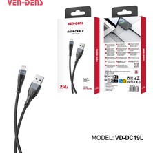 Ven-Dens VD-DC19L Premium Lightning Şarj ve Data Kablosu