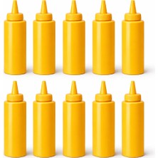 İstanbul Horeca Sosluk Sıkma Şişesi 10 Adet 750 ml Bpa Free Hardal Sos Şişesi Endüstriyel Kullanım