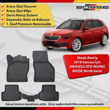 Skoda Kamiq Paspas Araca Özel 2019 Sonrası Derin Havuzlu Paspas Bosse North Serisi