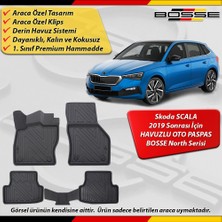 Skoda Scala Paspas Araca Özel 2019 Sonrası Derin Havuzlu Paspas Bosse North Serisi