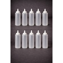 İstanbul Horeca Sosluk Sıkma Şişesi 10 Adet 750 ml Bpa Free Yağ, Sos Şişesi Endüstriyel Kullanım