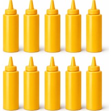 İstanbul Horeca Sosluk Sıkma Şişesi 10 Adet 1000 ml Bpa Free Hardal Sos Şişesi Endüstriyel Kullanım