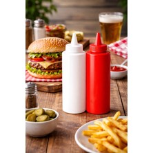İstanbul Horeca Ketçap Mayonez Sosluk Sıkma Şişesi 250 ml Bpa Free 2li Set