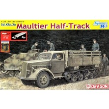 Dragon 1/35 Ölçekli Opel Maultier Yarı Paletli Kamyon Plastik Maketi 200+ Parça Yüksek Kalite