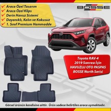 Toyota Rav-4 Paspas Rav4 Araca Özel Paspas 2019 Sonrası Derin Havuzlu Paspas Bosse North Serisi