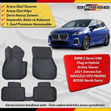 Bmw 2 Serisi Active Tourer Paspas (U06) Araca Hybrid 2021 Sonrası Için Derin Havuzlu Paspas Bosse North Serisi