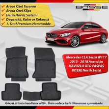Mercedes Cla Paspas Araca Özel W117 Kasa 2013-2018 Derin Havuzlu Paspas Bosse North Serisi