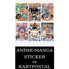 Gerekli Şeyler Yayıncılık One Piece 53-54-55-56-57-58 Manga Seti (6 Kitap) / Anime-Manga Sticker ve Kartpostal Hediyeli