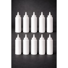 İstanbul Horeca Sosluk Sıkma Şişesi 10 Adet 1000 ml Bpa Free Mayonez Sos Şişesi Endüstriyel Kullanım