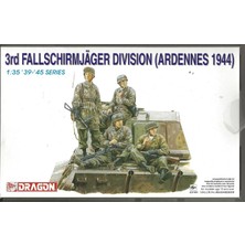 Dragon 6113, 1/35 3.paraşütcü Timi Figür Maketi