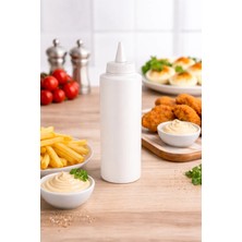 İstanbul Horeca Sosluk Sıkma Şişesi 250 ml Bpa Free Mayonez Sos Şişesi Endüstriyel Kullanım
