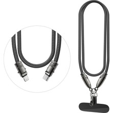 Ven-Dens VD-DCS01 Premium Lightning Şarj Kablosu 27W - Siyah