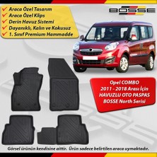 Opel Combo Paspas Araca Özel 2011-2018 Derin Havuzlu Paspas Bosse North Serisi