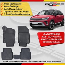 Opel Crossland Paspas Araca Özel 2020 2024 Arası Için Derin Havuzlu Paspas Bosse North Serisi