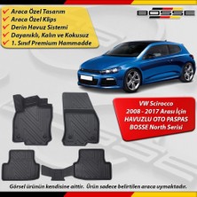 Vw Scirocco Paspas Araca Özel Paspas 2008 - 2017 Arası Derin Havuzlu Paspas Bosse North Serisi