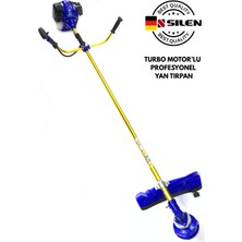 Silen Model Dafu Turbo Motorlu Benzinli Yan Tırpan Tırnaklı Zeytin & Badem Silkeleme Hasat Aparatı 6,8 Hp