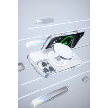 Mey İthalat Mey Ithalat®  iPhone 16 Pro Gleam Pc Sert Magsafe Kılıf - Şeffaf