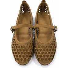 Efw Taba Kadın Taşlı Babet