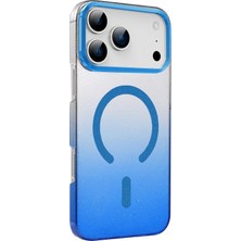 Mey İthalat Mey Ithalat®   iPhone 17 Pro Max Glossy Magsafe Kapak - Mavi