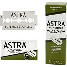 KSB Store Astra Superior Platınum Yaprak Jilet 100 Adet Mavi Renkli İki Bıçaklı Etkili Tıraş Deneyimi