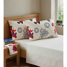 Zorlu Tekstil Flanel Spiderman Lisanslı 2’li Flanel Yastık Kılıfı Seti - 50X70 cm Pamuklu Yumuşak Doku