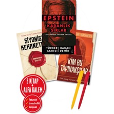 Destek Yayınları Alfa Kalem+ Epstein:karanlık Sırlar+Siyonist Kehanetler+Kim Bu Tapınakçılar (Türker Akıncı) 3 Kitap