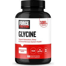 Force Factor Glycine To Promote Relaxation And Restful Sleep Support Cognitive Mood Balance, And Nerve Health, 100 Vegetable Capsules