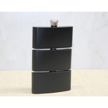 3 Katlı Paslanmaz Çelik Matara Siyah Renk