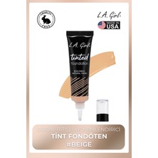L.A. Colors L.A. GİRL Tinted Foundation - Doğal Bitişli ve Nemlendirici Tint Fondöten #beige - GLM755