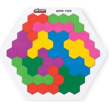 02 016 Ahşap Petek Tangram